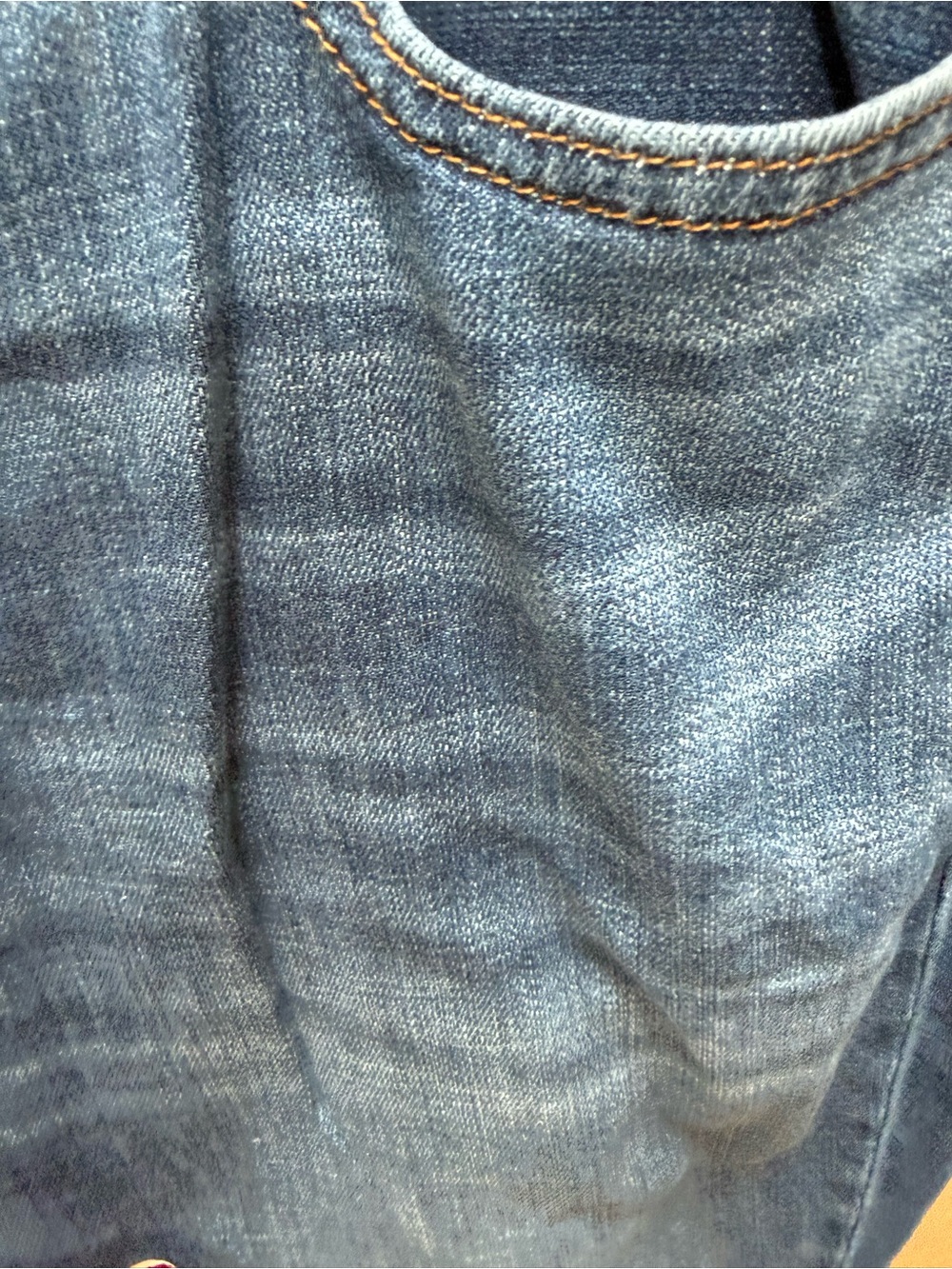 American Eagle Outfitters Women’s Dark Blue Boyfriend Jeans 14 LONG - Picture 4 of 13